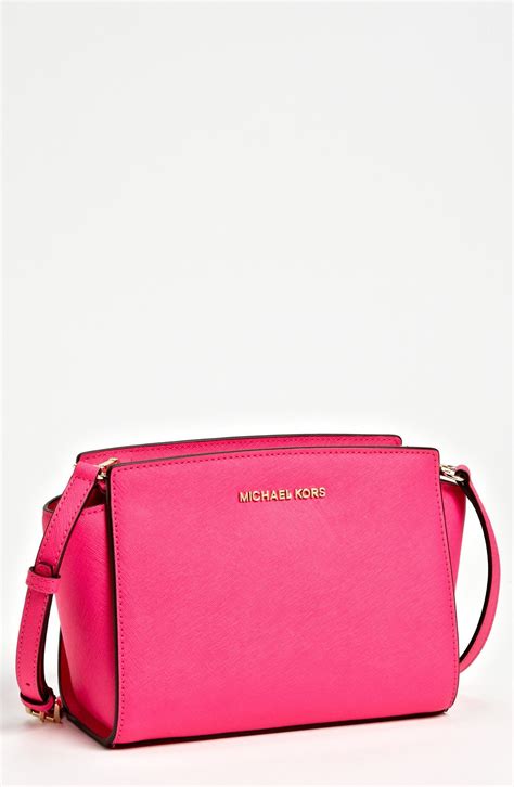 michael kors neon pink selma|Selma Medium Color.